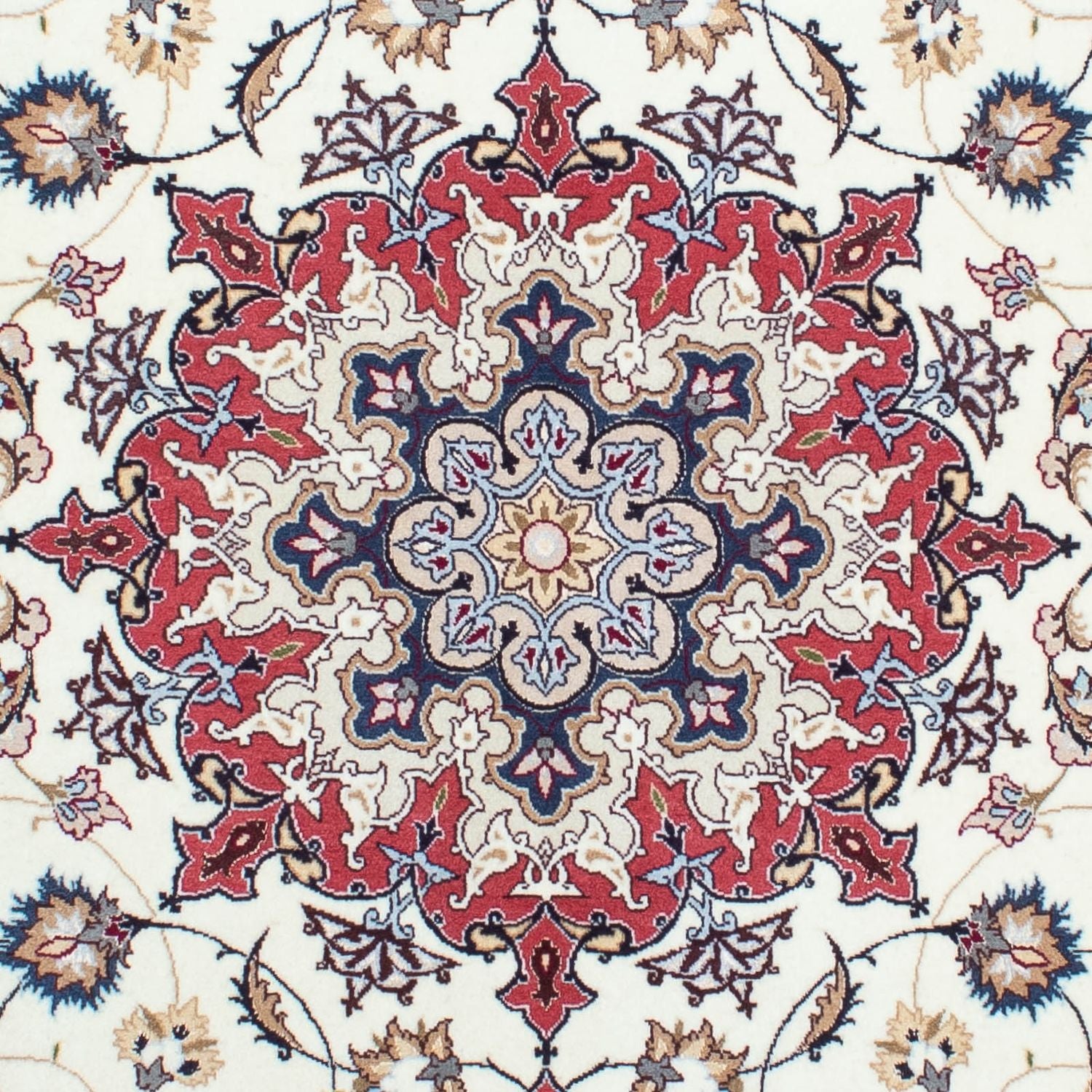 Tapis persan - Tabriz - Royal - 197 x 152 cm - beige