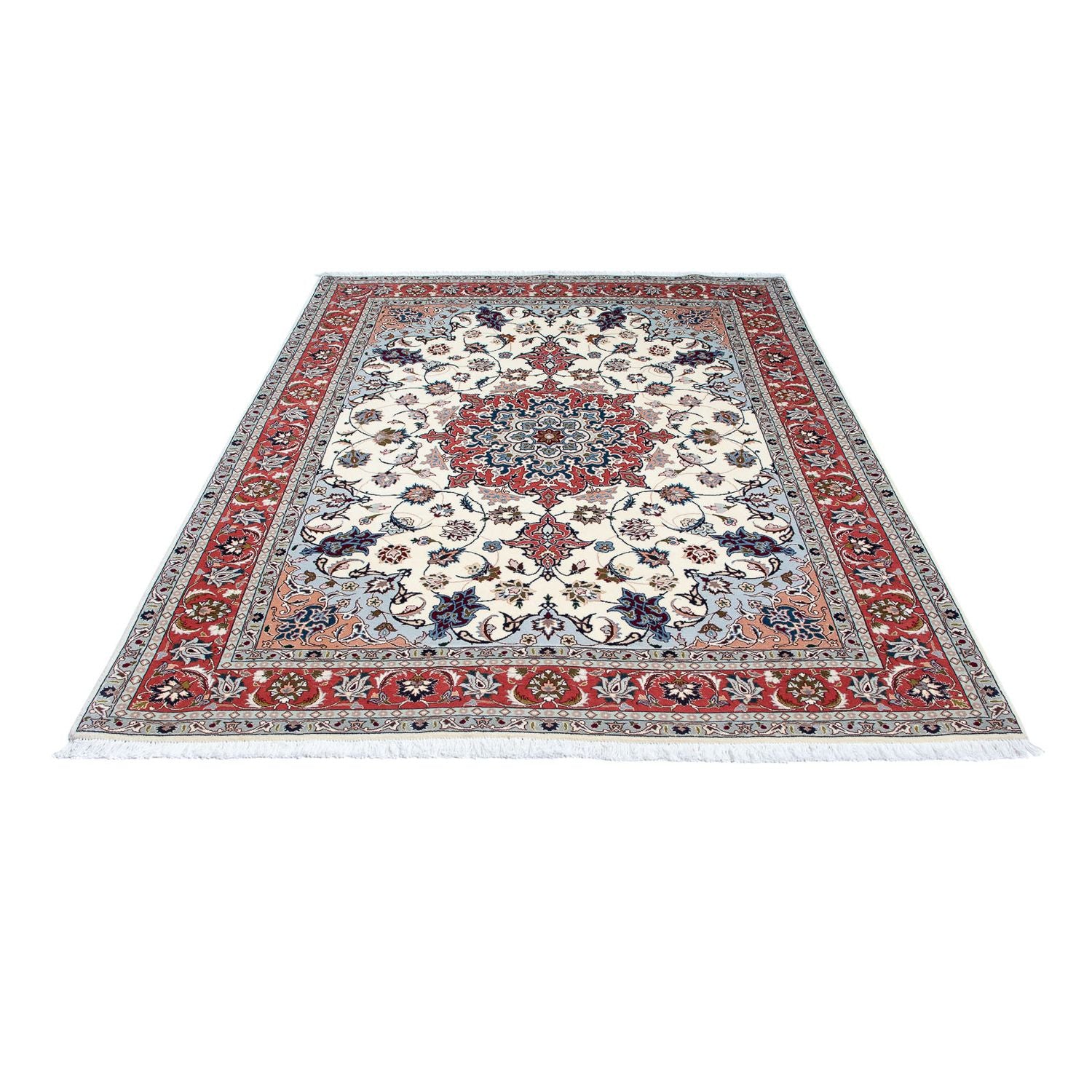Tapis persan - Tabriz - Royal - 205 x 150 cm - beige