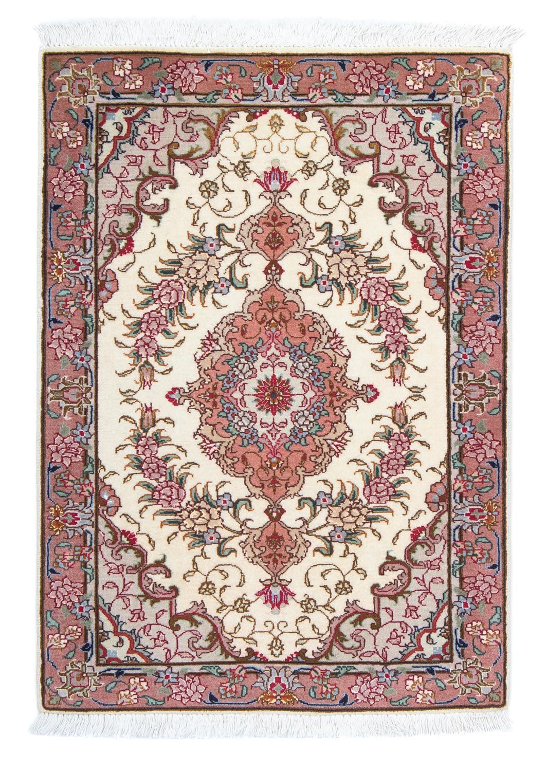Tapis persan - Tabriz - Royal - 83 x 56 cm - beige