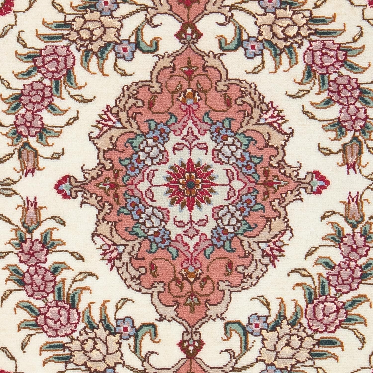 Tapis persan - Tabriz - Royal - 83 x 56 cm - beige