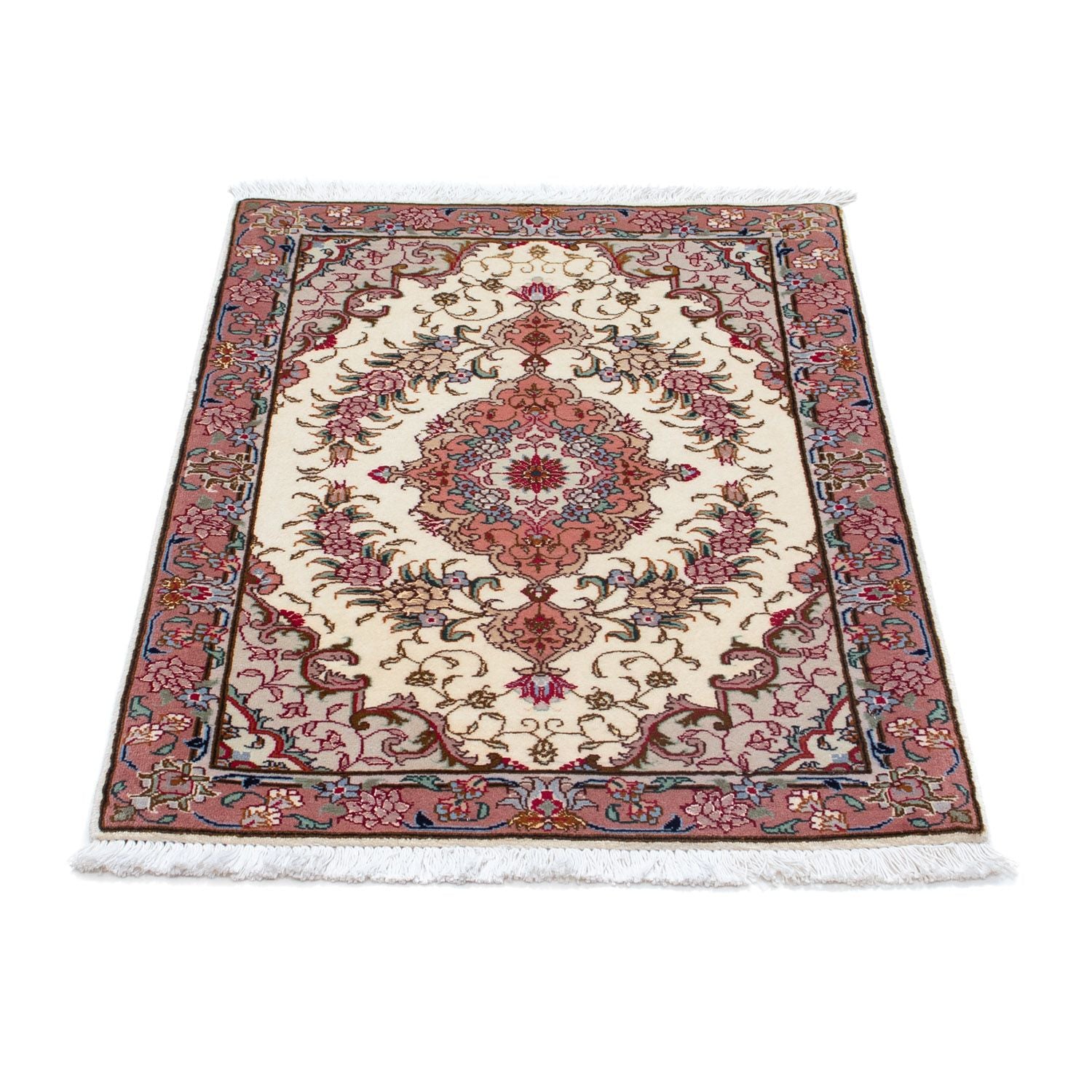 Tapis persan - Tabriz - Royal - 83 x 56 cm - beige