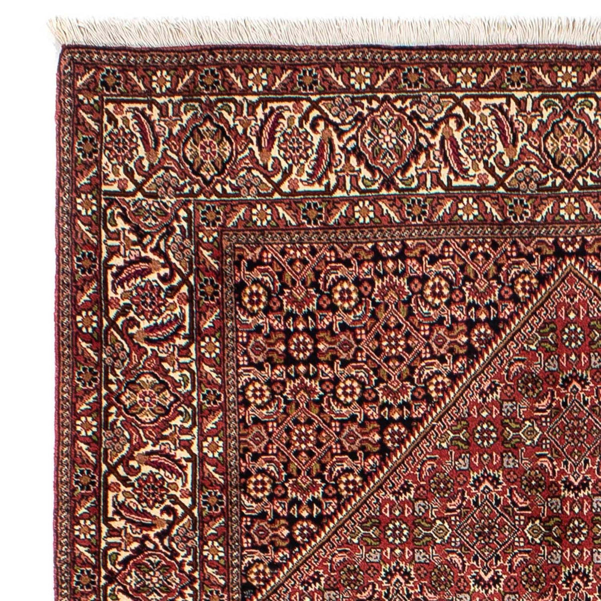 Tapis persan - Bidjar - 235 x 140 cm - rouge clair
