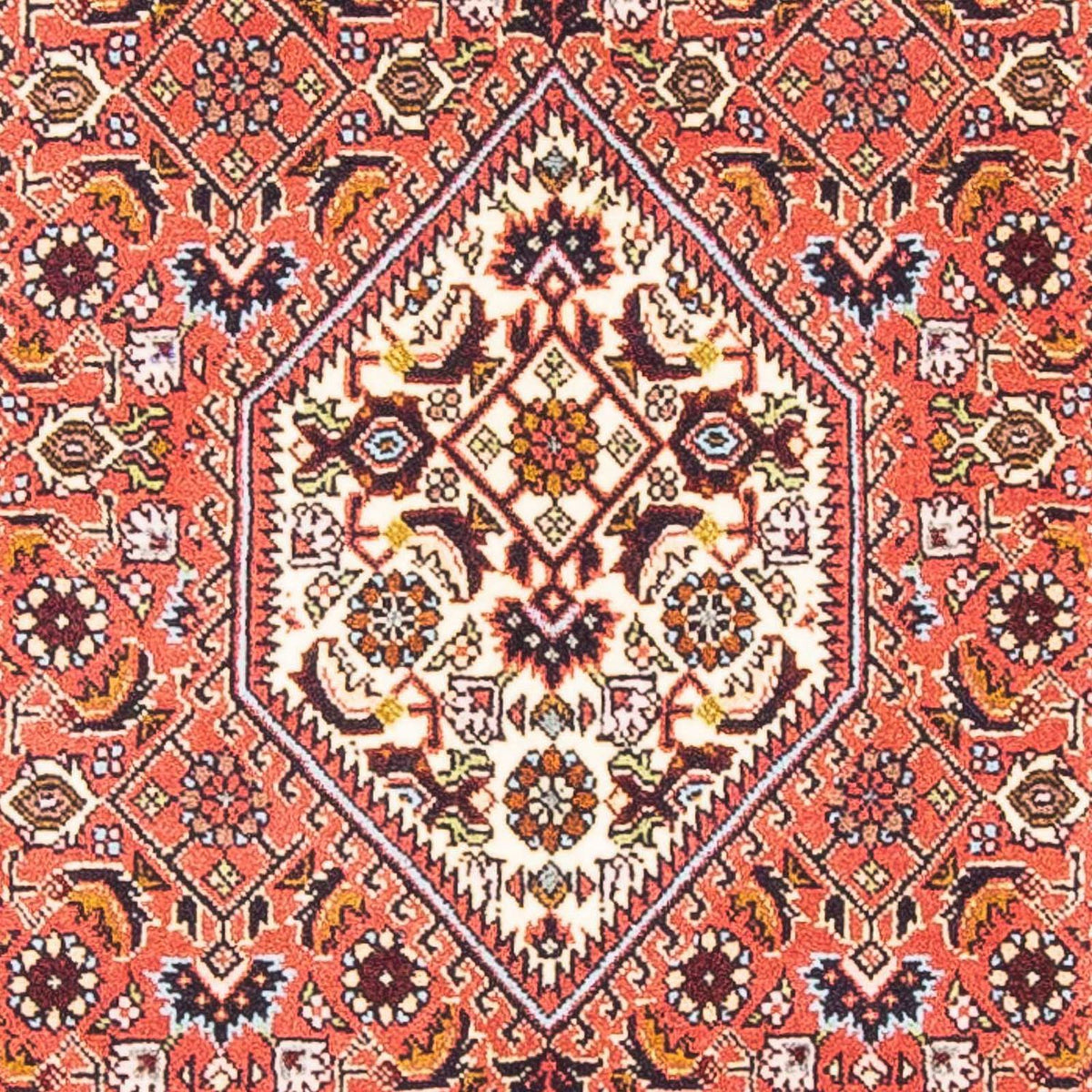 Tapis persan - Bidjar - 150 x 81 cm - rouge clair