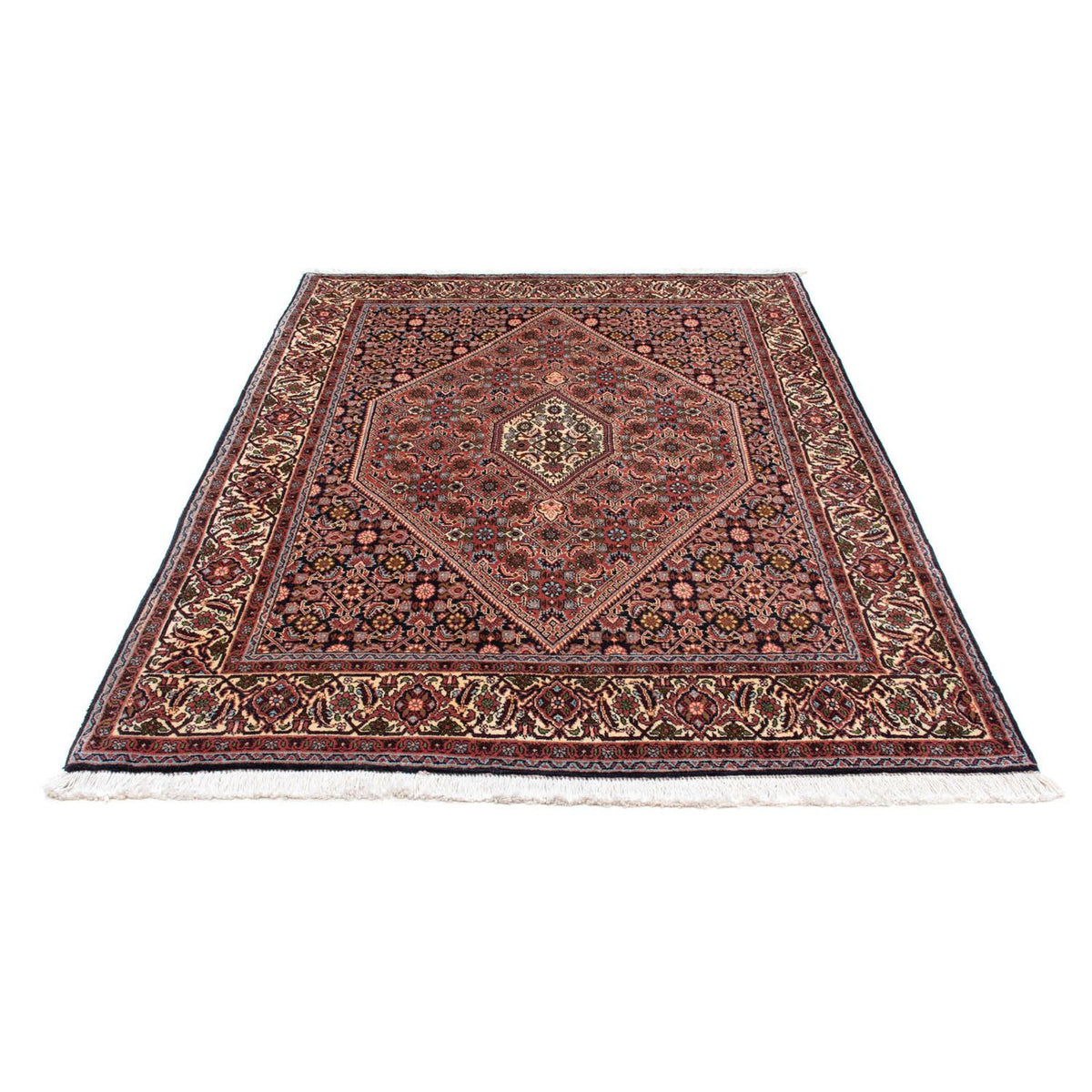 Tapis persan - Bidjar - 200 x 141 cm - rouge