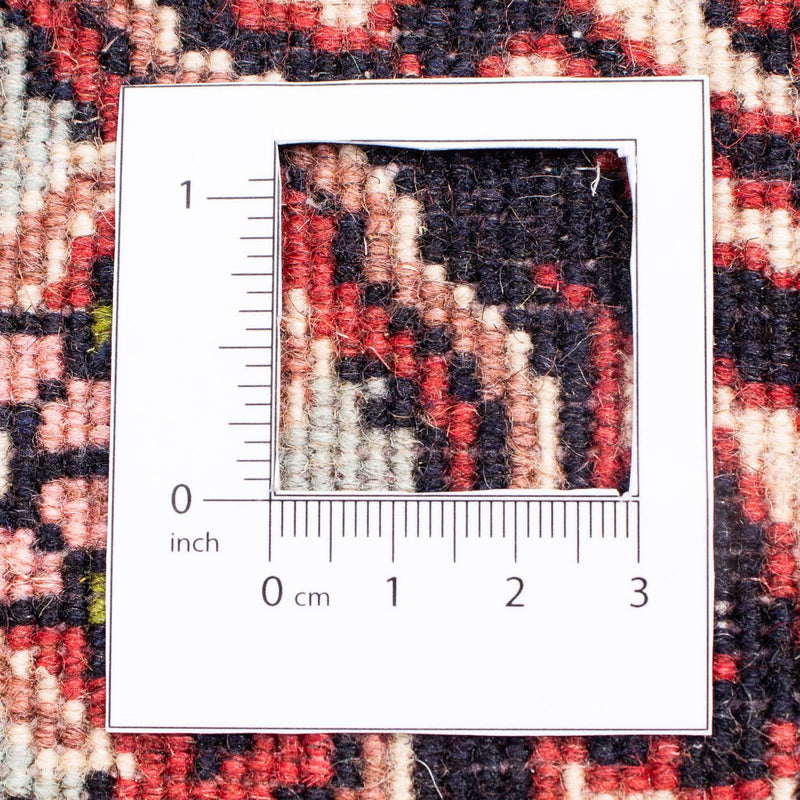 Tapis persan - Bidjar - 297 x 197 cm - rouge foncé