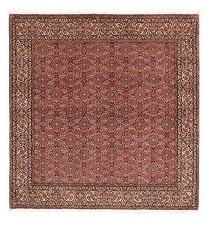 Tapis persan - Bidjar carré  - 200 x 195 cm - rouge clair