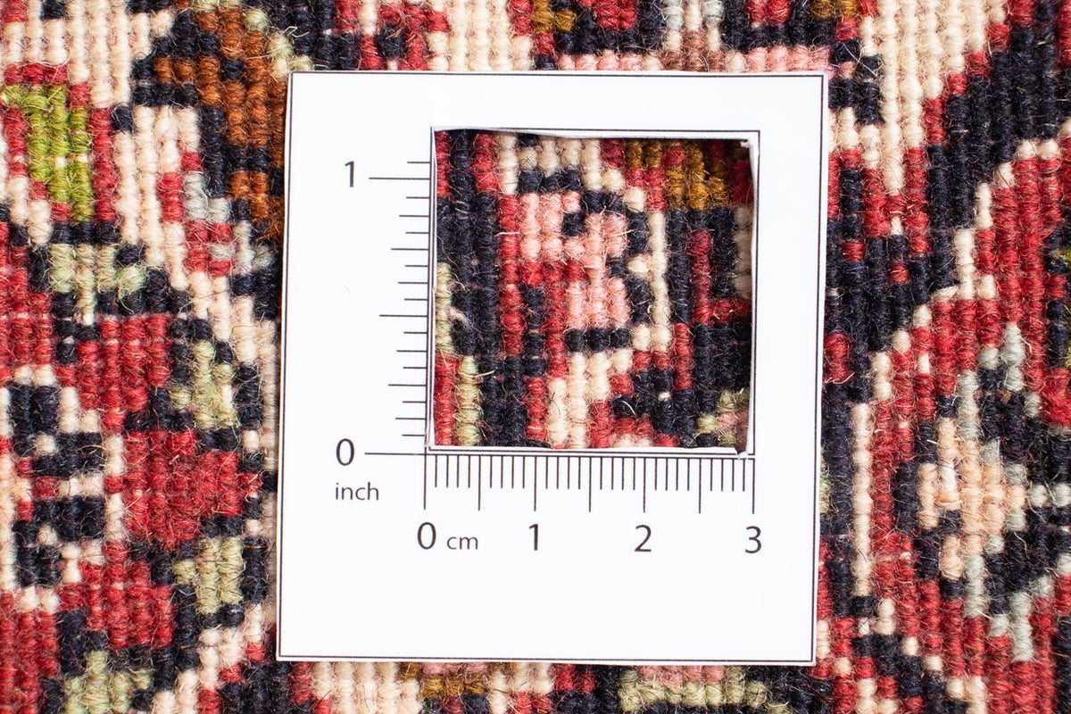 Tapis persan - Bidjar carré  - 200 x 195 cm - rouge clair