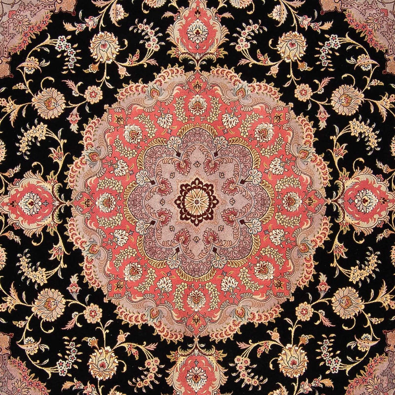 Tapis persan - Tabriz - Royal carré  - 300 x 290 cm - rouge