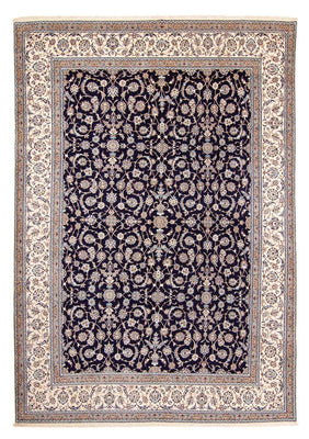 Tapis persan - Nain - Premium - 430 x 310 cm - bleu foncé