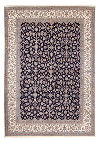 Tapis persan - Nain - Premium - 430 x 310 cm - bleu foncé