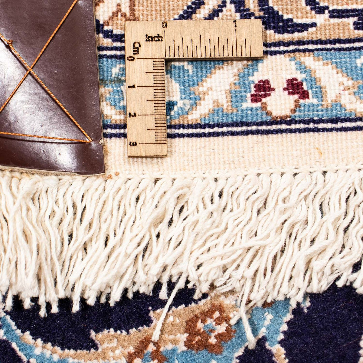 Tapis persan - Nain - Premium - 430 x 310 cm - bleu foncé