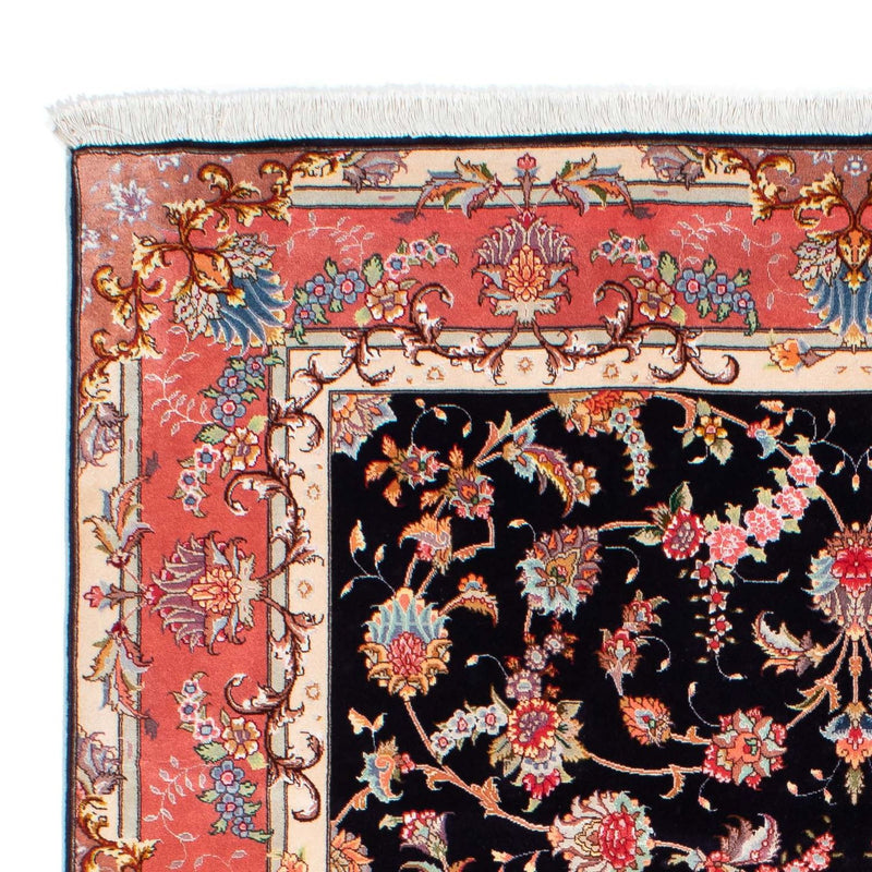 Tapis persan - Tabriz - Royal - 238 x 172 cm - bleu foncé