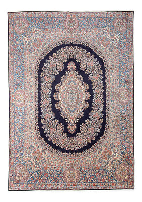 Tapis persan - Royal - 398 x 292 cm - bleu foncé