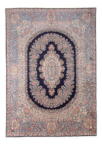 Tapis persan - Royal - 398 x 292 cm - bleu foncé