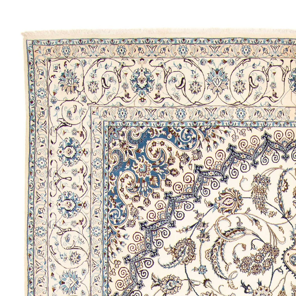 Tapis persan - Nain - Premium - 402 x 291 cm - beige