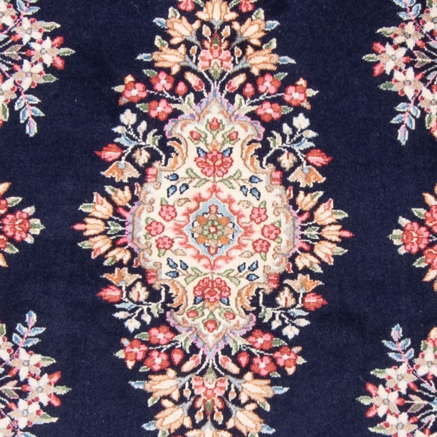 Tapis de couloir Tapis persan - Royal - 407 x 96 cm - bleu foncé
