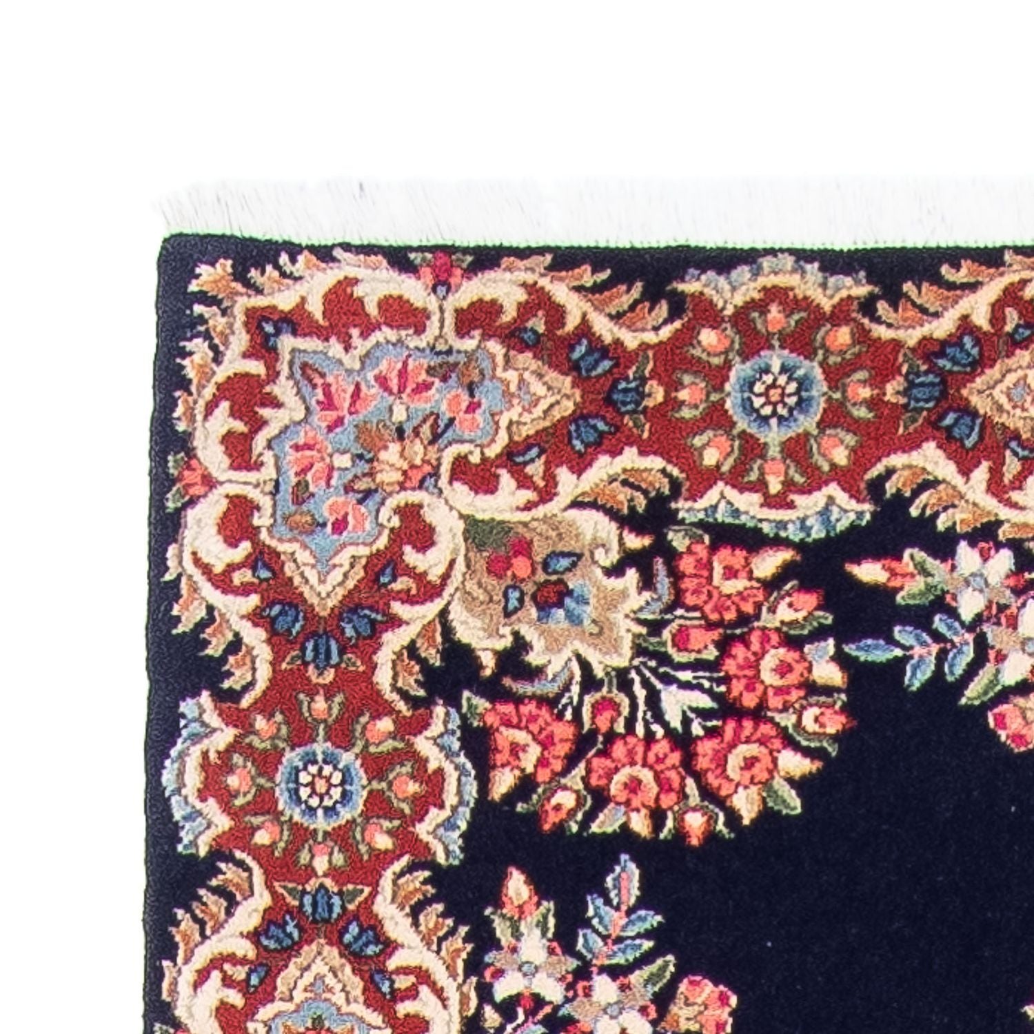 Tapis de couloir Tapis persan - Royal - 407 x 96 cm - bleu foncé