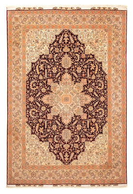 Tapis persan - Tabriz - Royal - 356 x 250 cm - marron clair