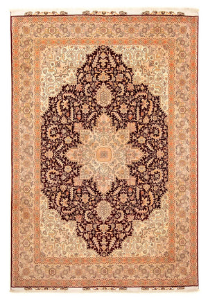 Tapis persan - Tabriz - Royal - 356 x 250 cm - marron clair
