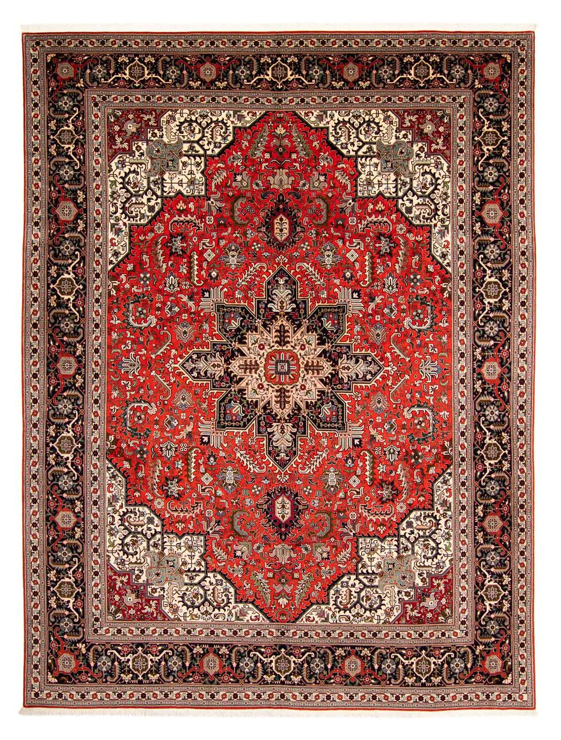 Tapis persan - Tabriz - Royal - 407 x 298 cm - rouille