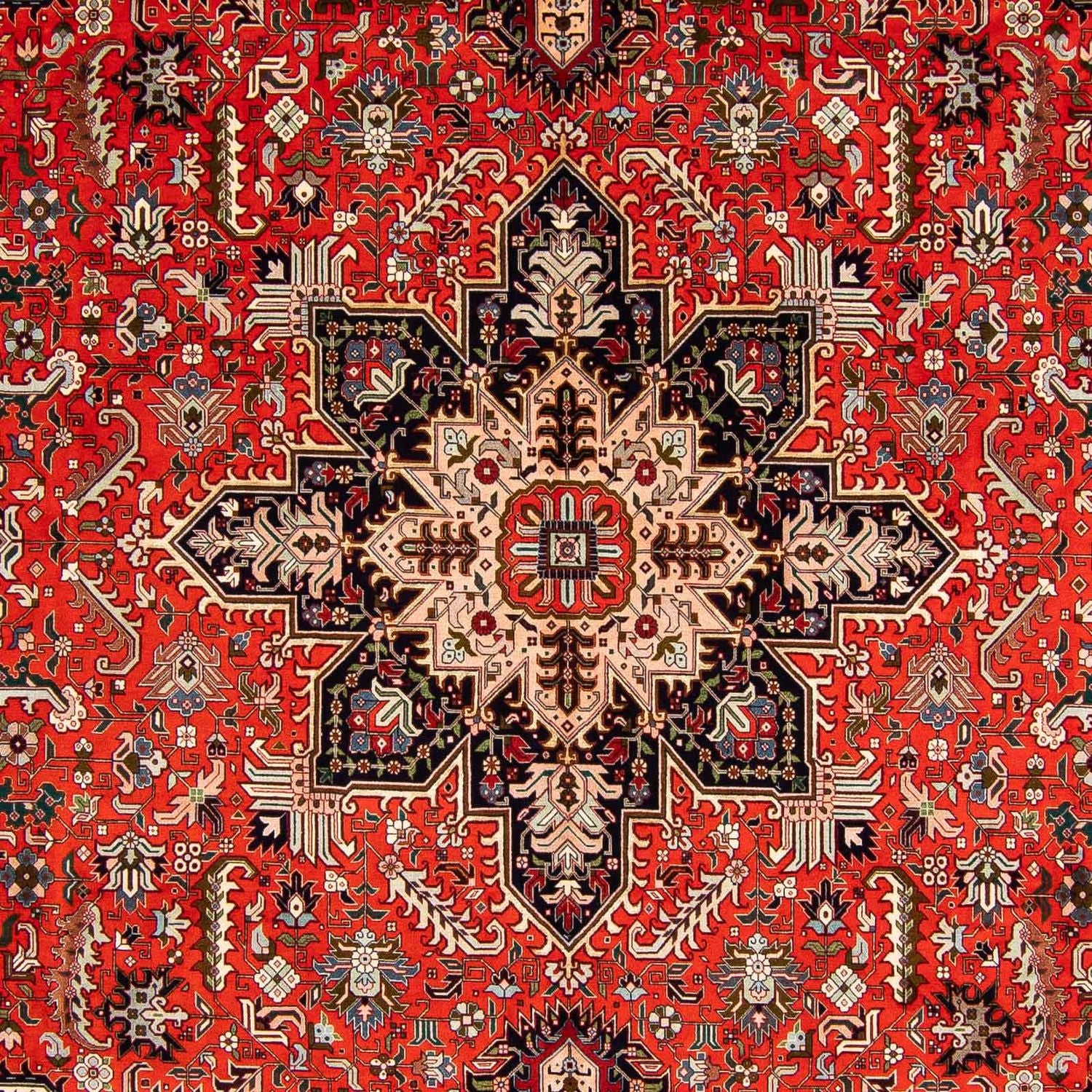 Tapis persan - Tabriz - Royal - 407 x 298 cm - rouille