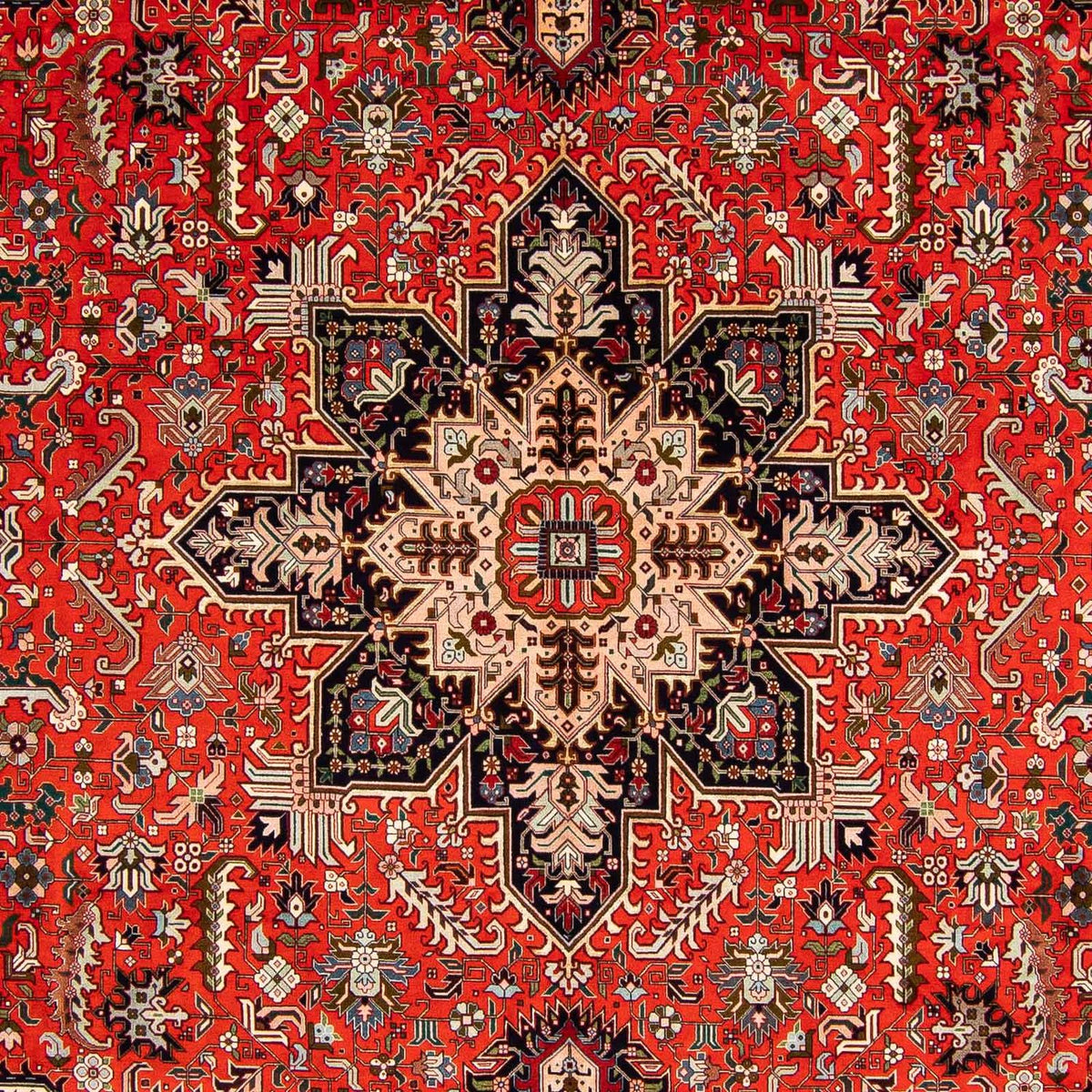 Tapis persan - Tabriz - Royal - 407 x 298 cm - rouille