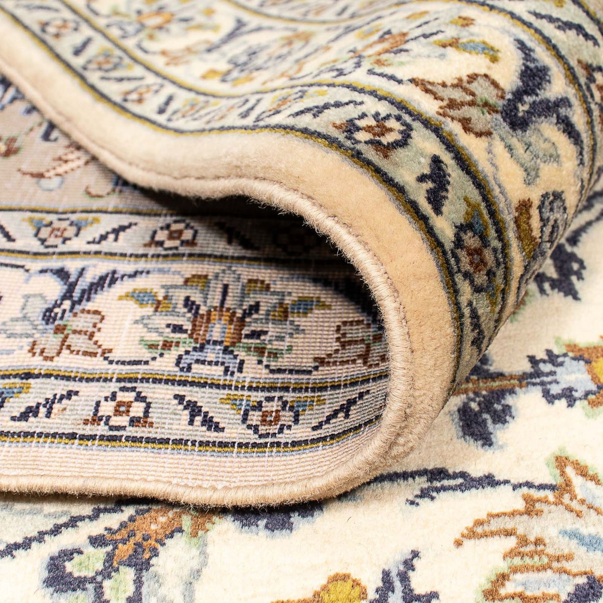 Tapis persan - Keshan - 400 x 300 cm - beige