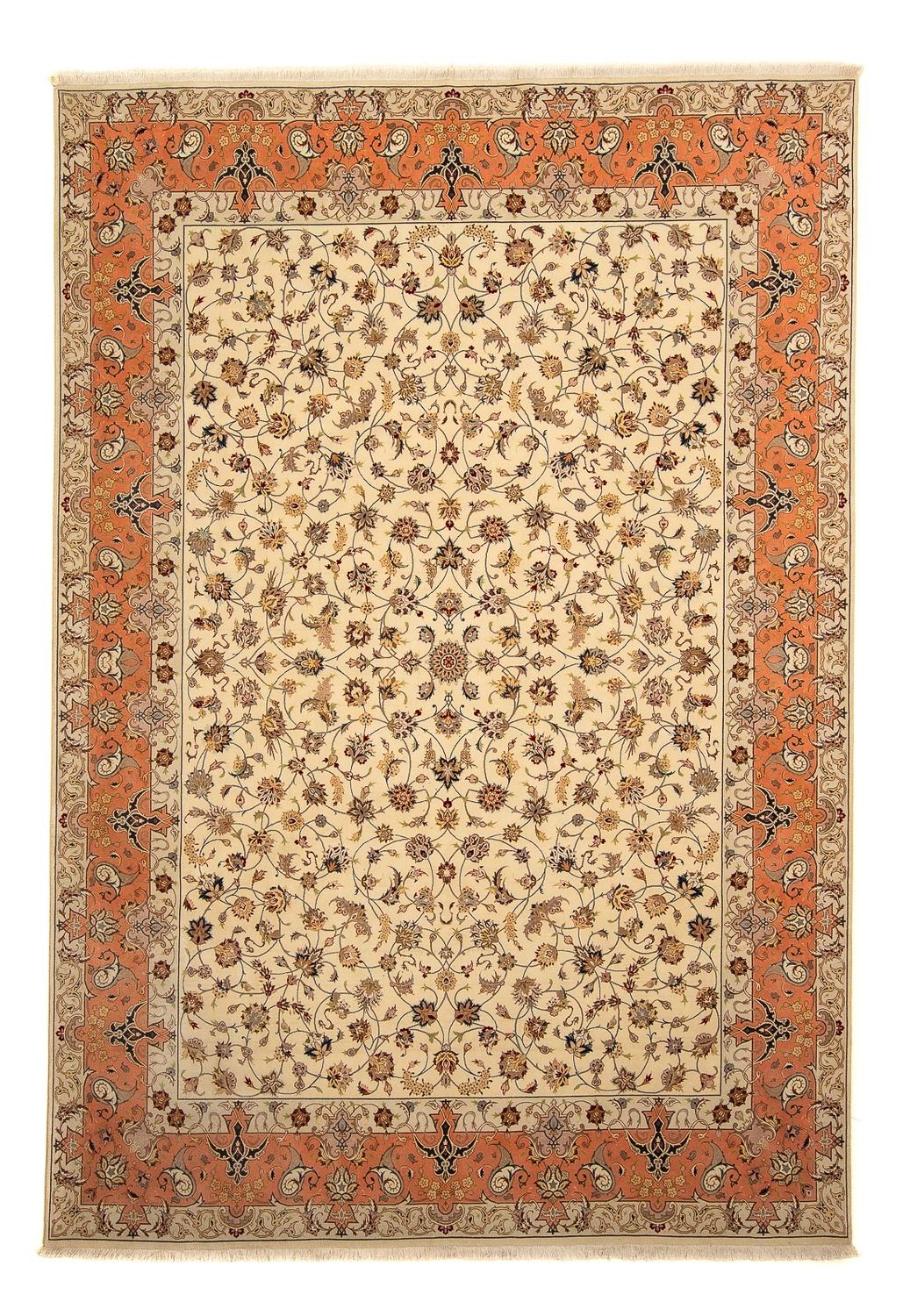 Tapis persan - Tabriz - Royal - 370 x 250 cm - beige