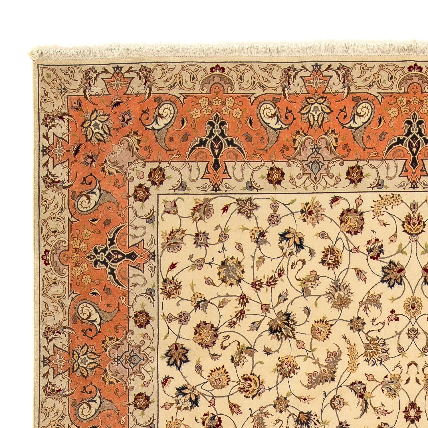 Tapis persan - Tabriz - Royal - 370 x 250 cm - beige