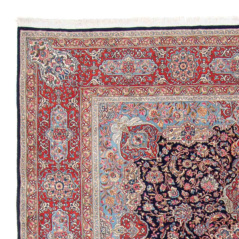 Tapis persan - Royal - 405 x 295 cm - bleu foncé