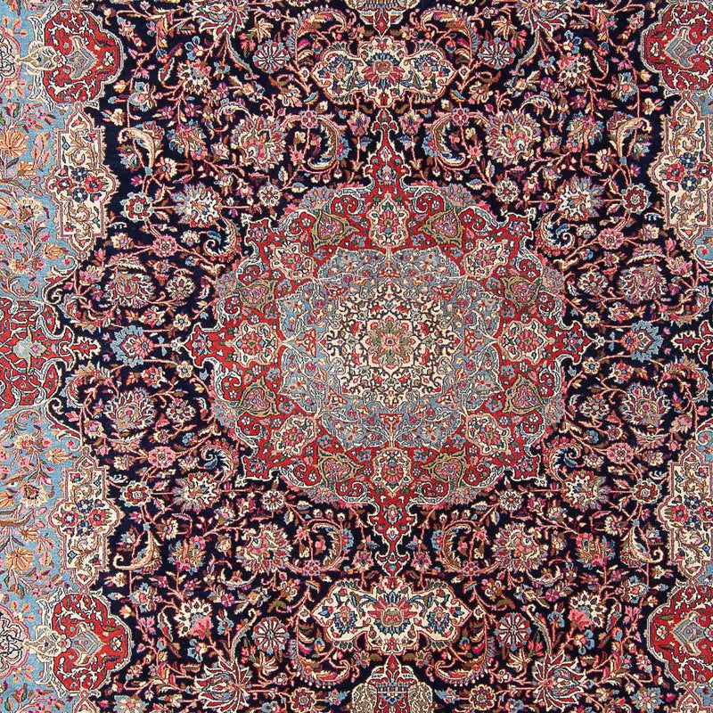 Tapis persan - Royal - 405 x 295 cm - bleu foncé