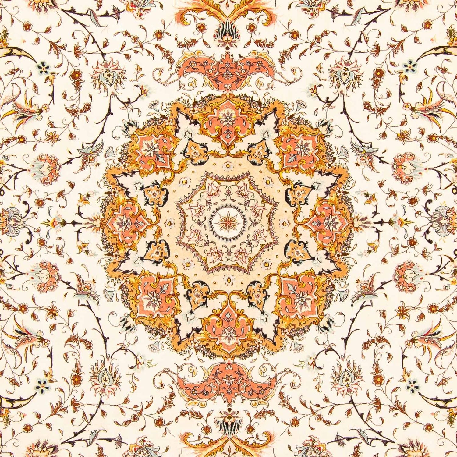 Tapis persan - Tabriz - Royal - 403 x 298 cm - beige