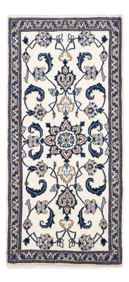 Tapis persan - Nain - 142 x 68 cm - beige