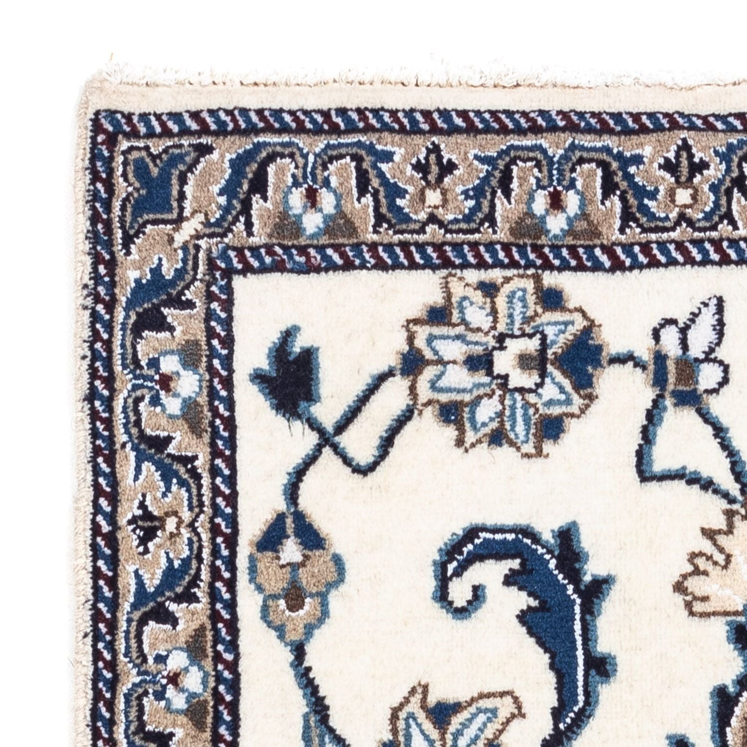 Tapis persan - Nain - 142 x 68 cm - beige