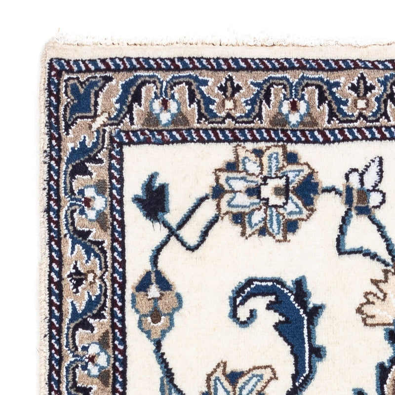 Tapis persan - Nain - 142 x 68 cm - beige