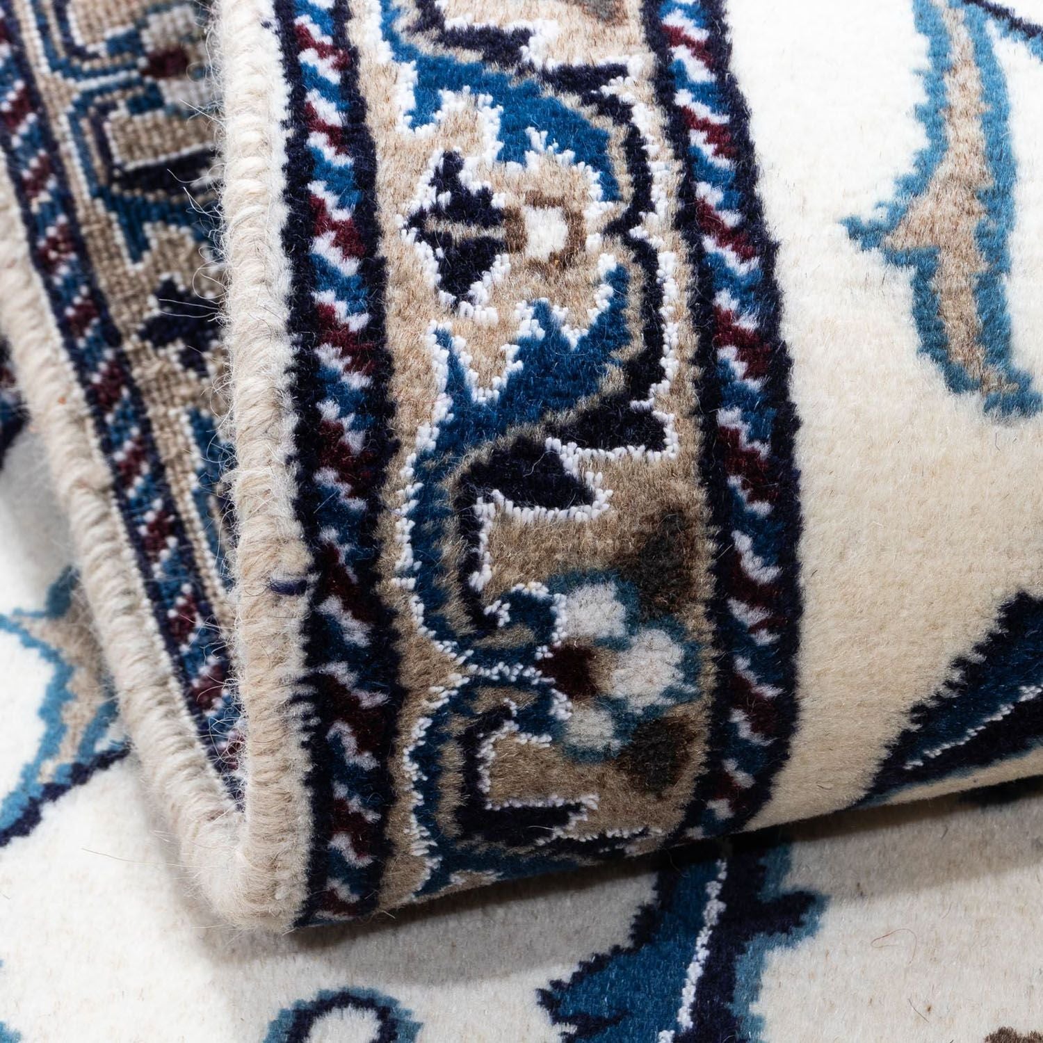 Tapis persan - Nain - 142 x 68 cm - beige