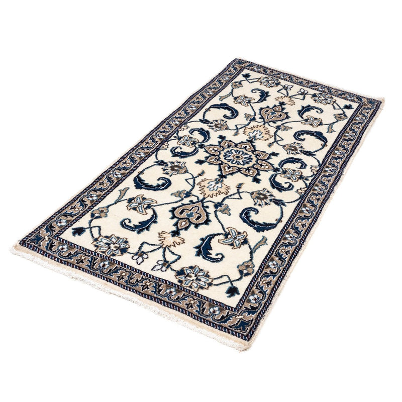 Tapis persan - Nain - 142 x 68 cm - beige