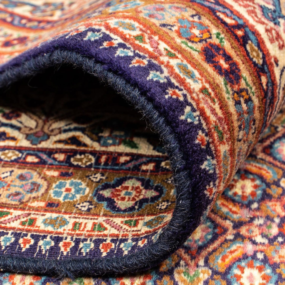 Tapis persan - Classique - 346 x 246 cm - marron foncé