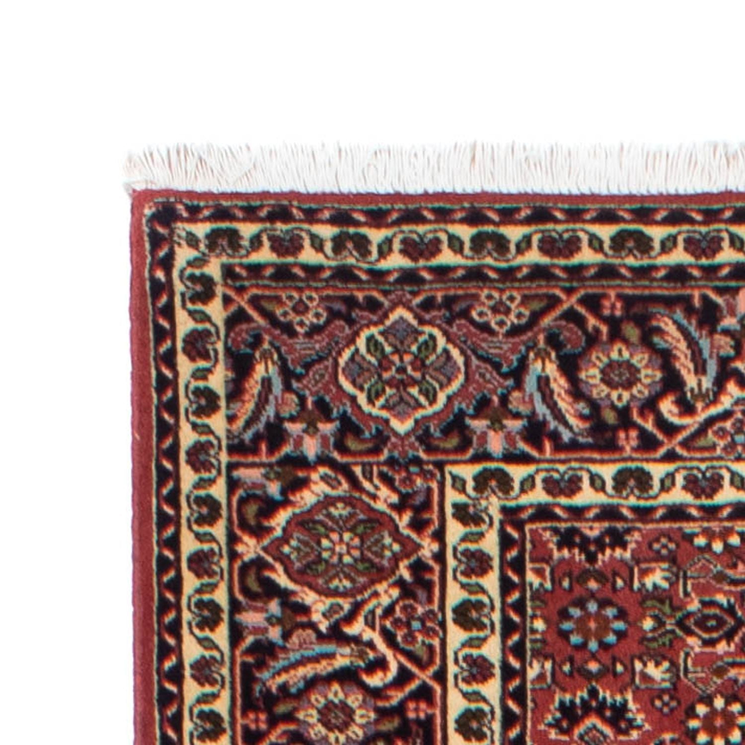 Tapis de couloir Tapis persan - Bidjar - 298 x 85 cm - rouge foncé