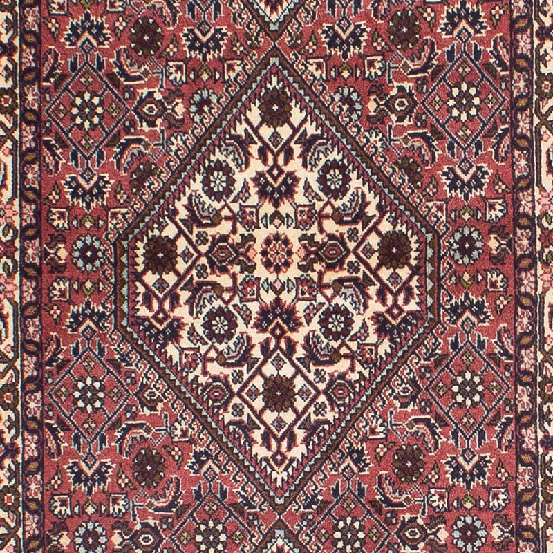 Tapis de couloir Tapis persan - Bidjar - 310 x 83 cm - rouge clair