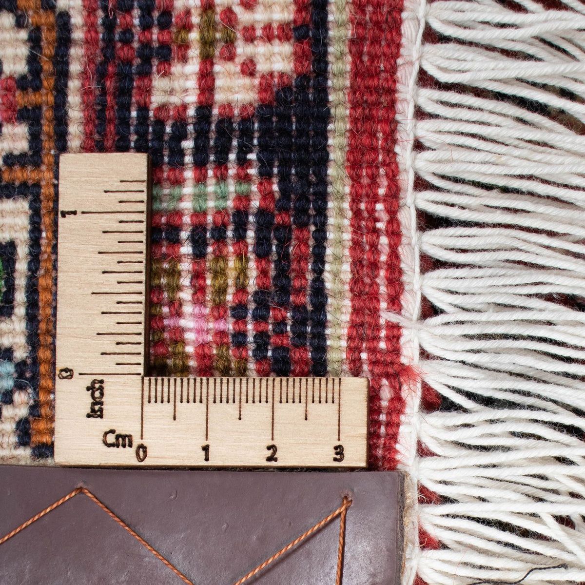 Tapis de couloir Tapis persan - Bidjar - 238 x 75 cm - rouge clair