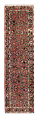 Tapis de couloir Tapis persan - Bidjar - 290 x 79 cm - rouge clair