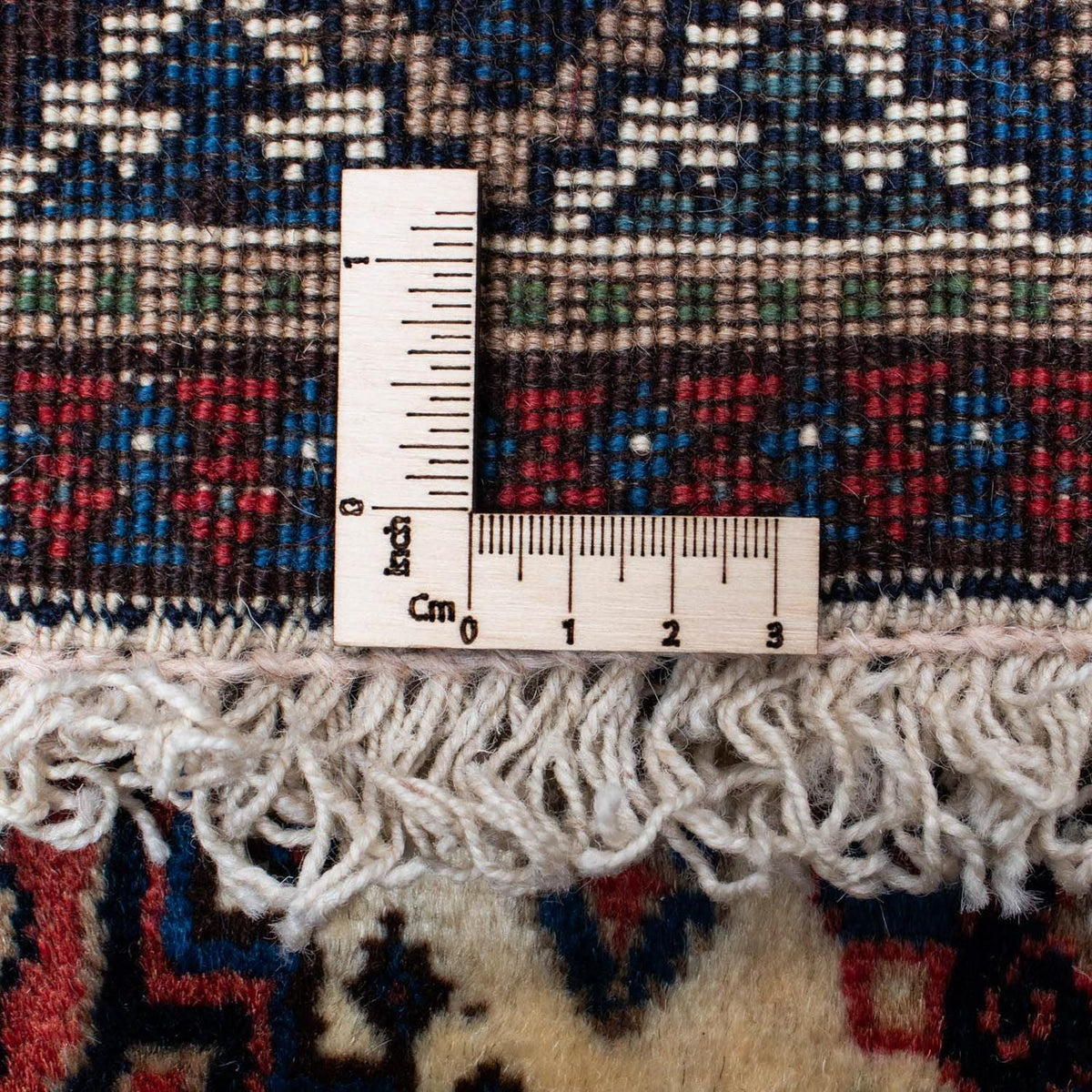 Tapis de couloir Tapis persan - Nomadic - 382 x 83 cm - rouge foncé