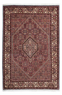 Tapis persan - Bidjar - 210 x 140 cm - rouge