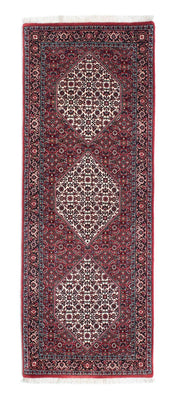 Tapis de couloir Tapis persan - Bidjar - 210 x 75 cm - rouge