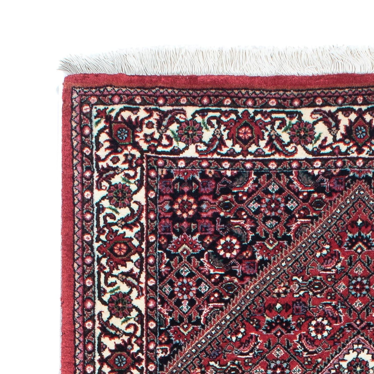 Tapis de couloir Tapis persan - Bidjar - 208 x 74 cm - rouge