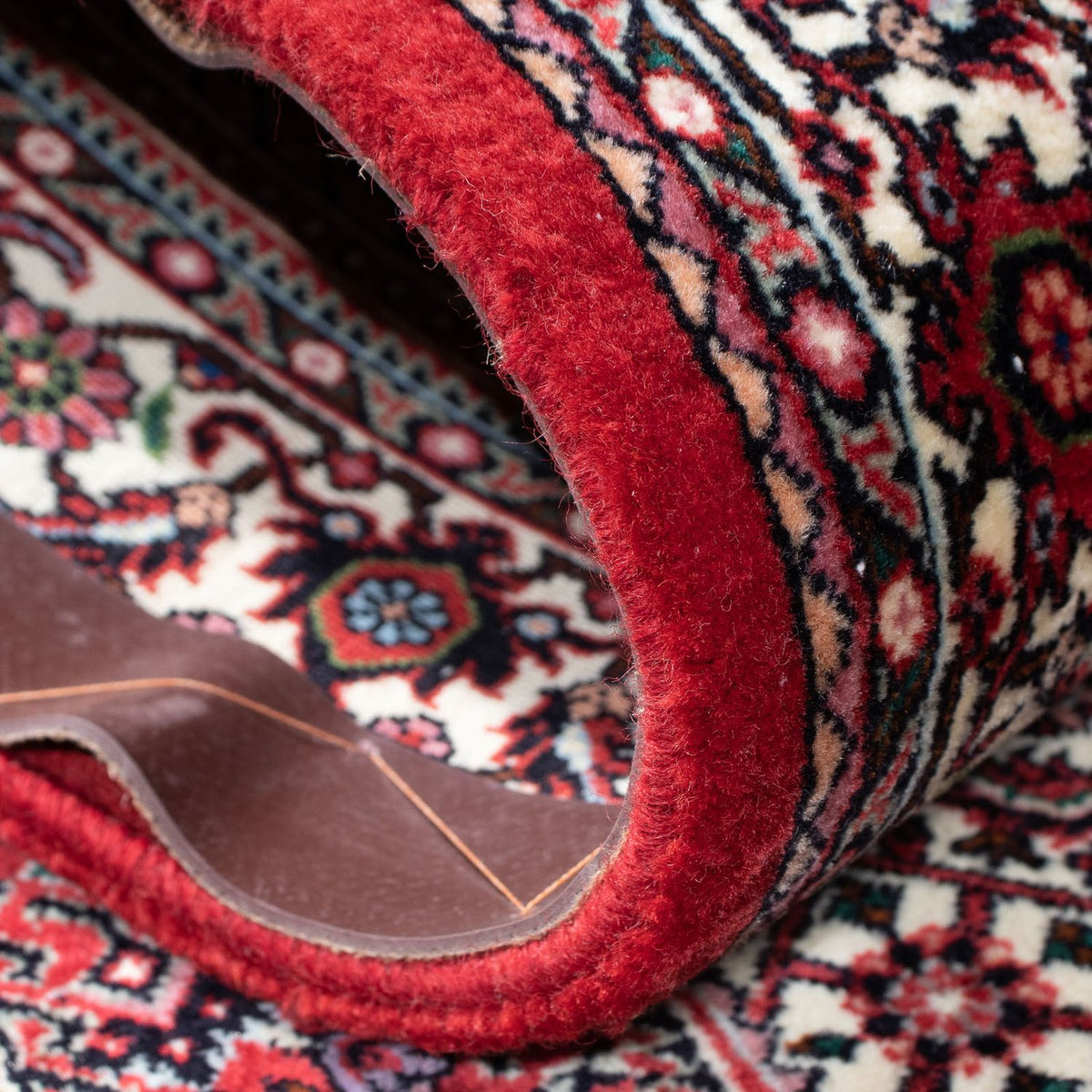 Tapis de couloir Tapis persan - Bidjar - 208 x 74 cm - rouge