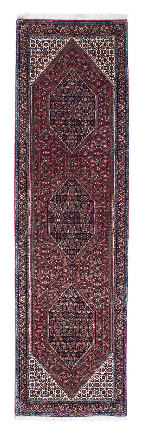 Tapis de couloir Tapis persan - Bidjar - 253 x 72 cm - rouille