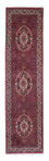 Tapis de couloir Tapis persan - Bidjar - 313 x 82 cm - rouge foncé
