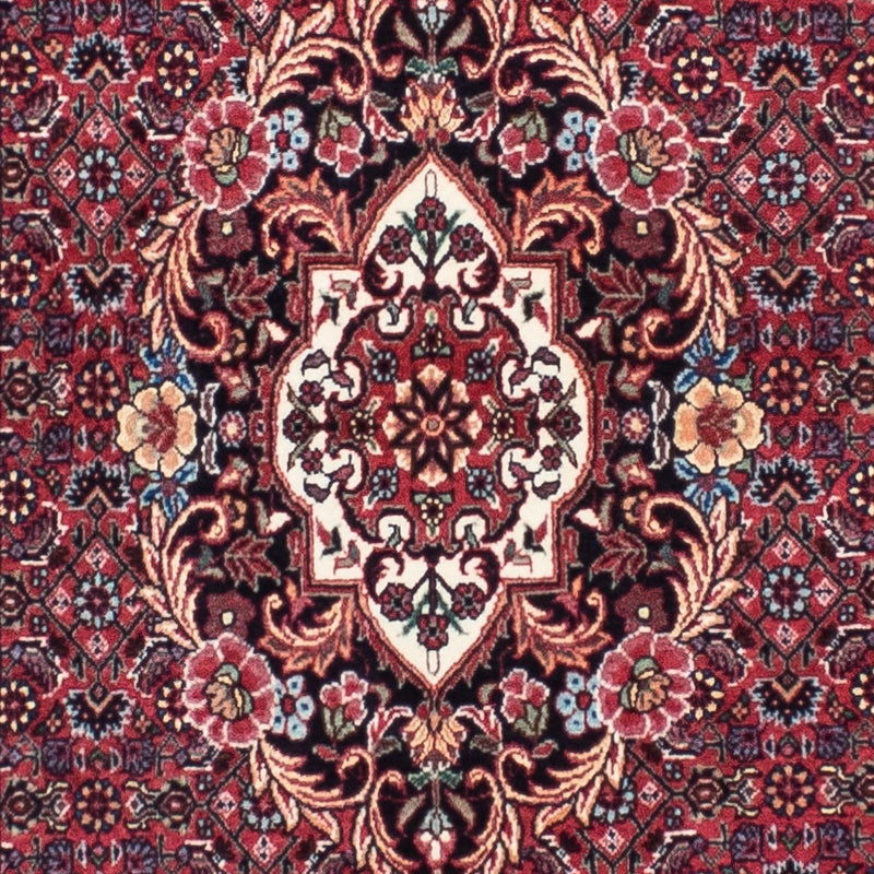 Tapis de couloir Tapis persan - Bidjar - 313 x 82 cm - rouge foncé